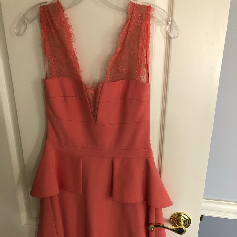 BCBG dress peach size 8